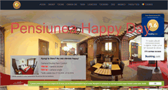 Desktop Screenshot of pensiuneahappyday.ro