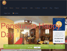 Tablet Screenshot of pensiuneahappyday.ro